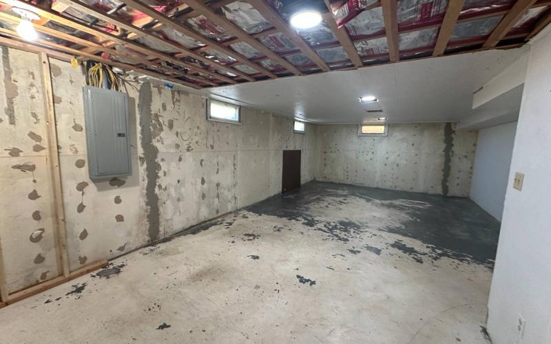 Unfinished Basement View #1